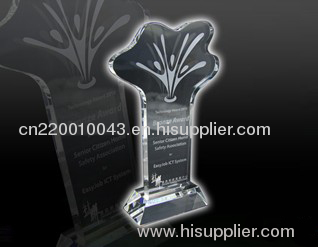 crystal trophy