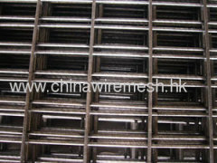 Black Iron Wire Welded Mesh Panel