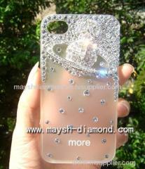 Saturn swarovski elemments iphone 4 cover