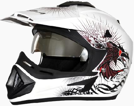 Offroad graphics helmet