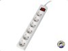 Gemany sockets 6way with switch