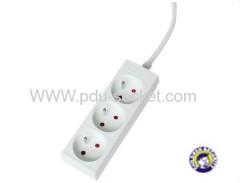 French sockets 3way