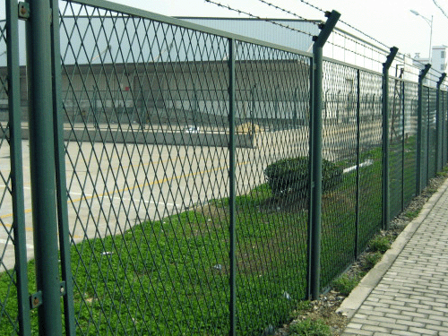 Expanded Metal Fence