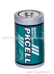 D size zinc chloride battery