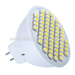 High Lumen MR16 3528SMD LED Cup Lamp 3W 240lm Made in China