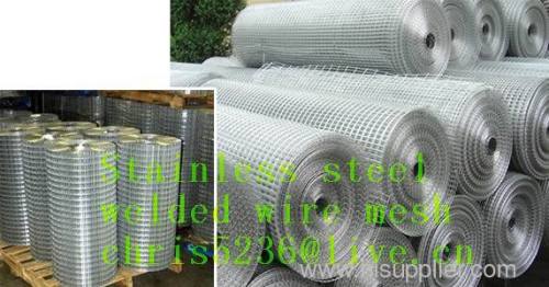 Electro Galvanized Stainless steel welded wire mesh