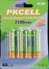 Ni-MH rechargeable battery