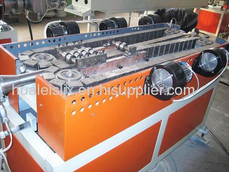 PE singel wall corrugated pipe machine