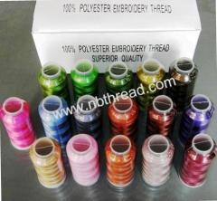 High tenacity 100% Polyester embroidery thread