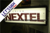 Nextel indoor Illuminated Sign with Flat Acrylic Sign Face