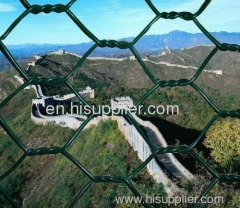 hexagonal mesh of chicken wire mesh