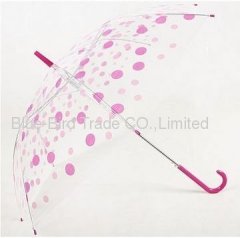 Transparent PVC automatic umbrella