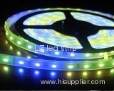 glue with cover 5050 full color led flexible rabbon