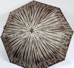 Stripe design 3-folding promotion umbrella