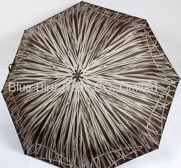 stripe rain proof umbrella