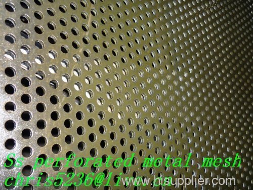 SS plate / SS perforated metal mesh
