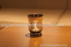 gold votive candle holder