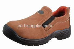 Nubuck leather safety shoes