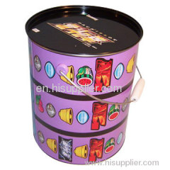 Three set Candy Tin Bucket