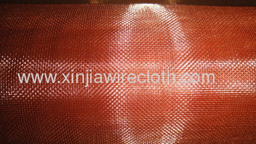 red copper wire mesh