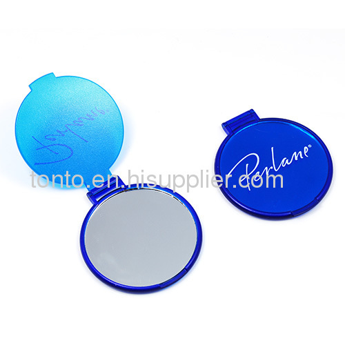 Fashion promotional porket cosmetic compact plastic mirror