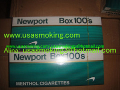 2011 fresh newport king size cigarette, ny stamp, free duty with custom