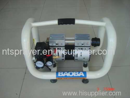 370W oilless portable air compressor