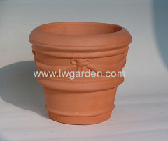 Old terracotta pots