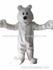polar bear mascot costume,character costume,high school mascot