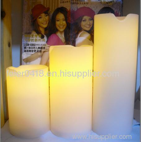 led resin candle light