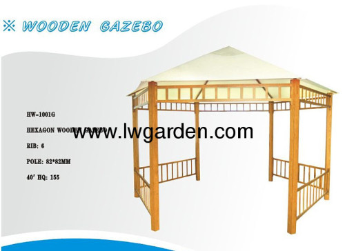 wooden gazebo