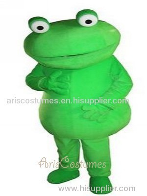 frog mascot costume fur costume advertising mascot