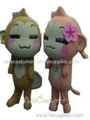 monkey mascot costume fancy dress fur costume animal