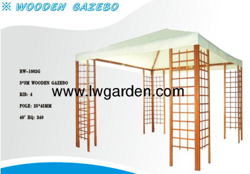 wooden garden gazebos