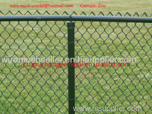 Deep Green Pvc Coated Chain Link Fence