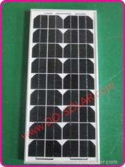 20W Monocrystalline Solar Module / Solar Panel / PV Module / PV Panel for solar power kits, solar power system