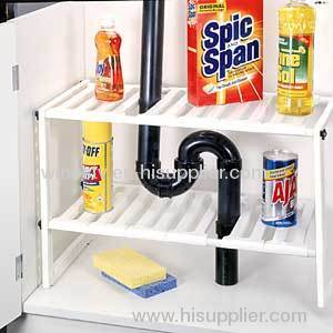 UNDER SINK STORAGE SHELF