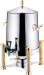 3 GAL coffee urn with golden color leg