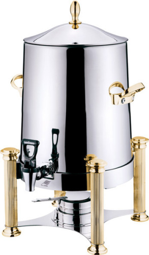 3 GAL coffee urn with golden color leg