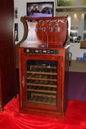 solid wood wine cabinets