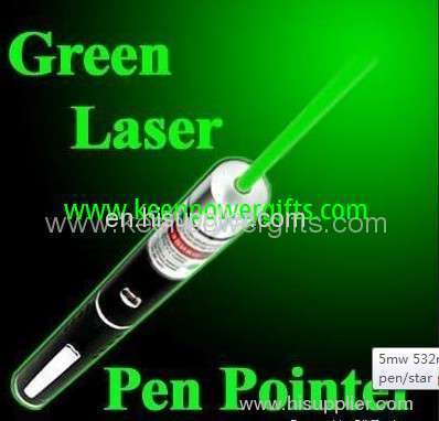 5mw 532nm green laser pointer/laser pointer pen/star pointer