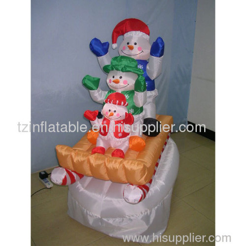 4Ft inflatable Rocking snowkids