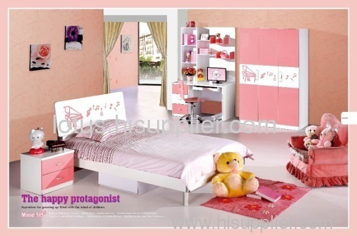 2011 HOT mdf kids bedroom set 919#