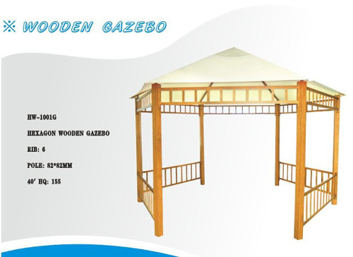 wooden garden gazebo