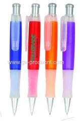 TPR hand holder plastic retractable ballpoint pen