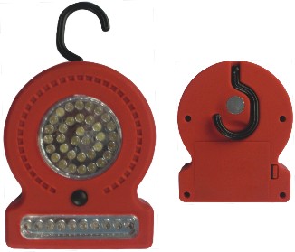 LED emergency light with hook and magnet
