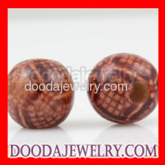 13mm Wood Shamballa Beads Wholesale