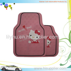 red car floor mat