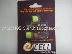 USB rechargeable battery