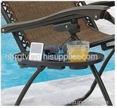 beach chair with side table